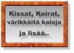 Kissat, Koirat, värikkäitä kaloja ja lisää..