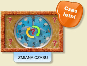 ? ? ? ? ? ZMIANA CZASU Czas  letni