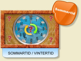 ? ? ? ? ? SOMMARTID / VINTERTID Sommertid