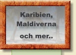 Karibien, Maldiverna och mer..