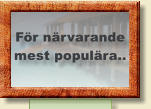 För närvarande mest populära..